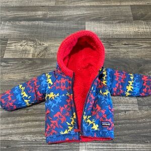 Infant Patagonia puffy with fleece lining